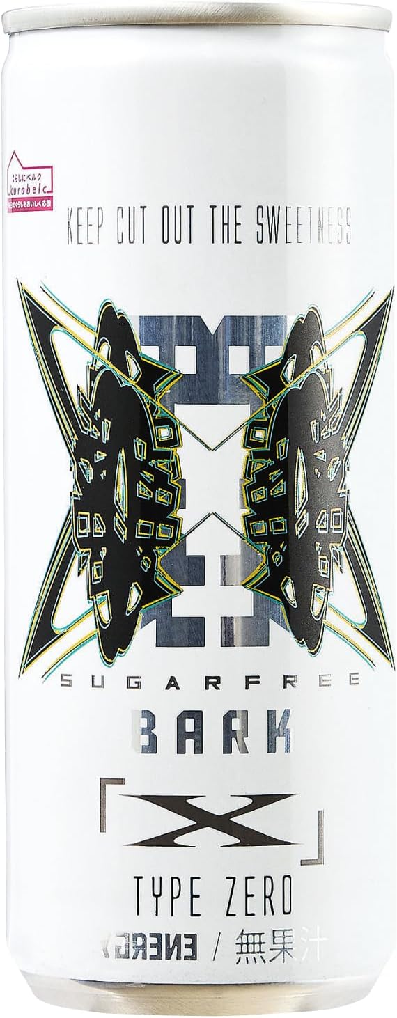 エナジードリンク BARK X TYPE ZERO 250ml×30本 ジンジャー味 カフェイン200mg アルギニン1000mg