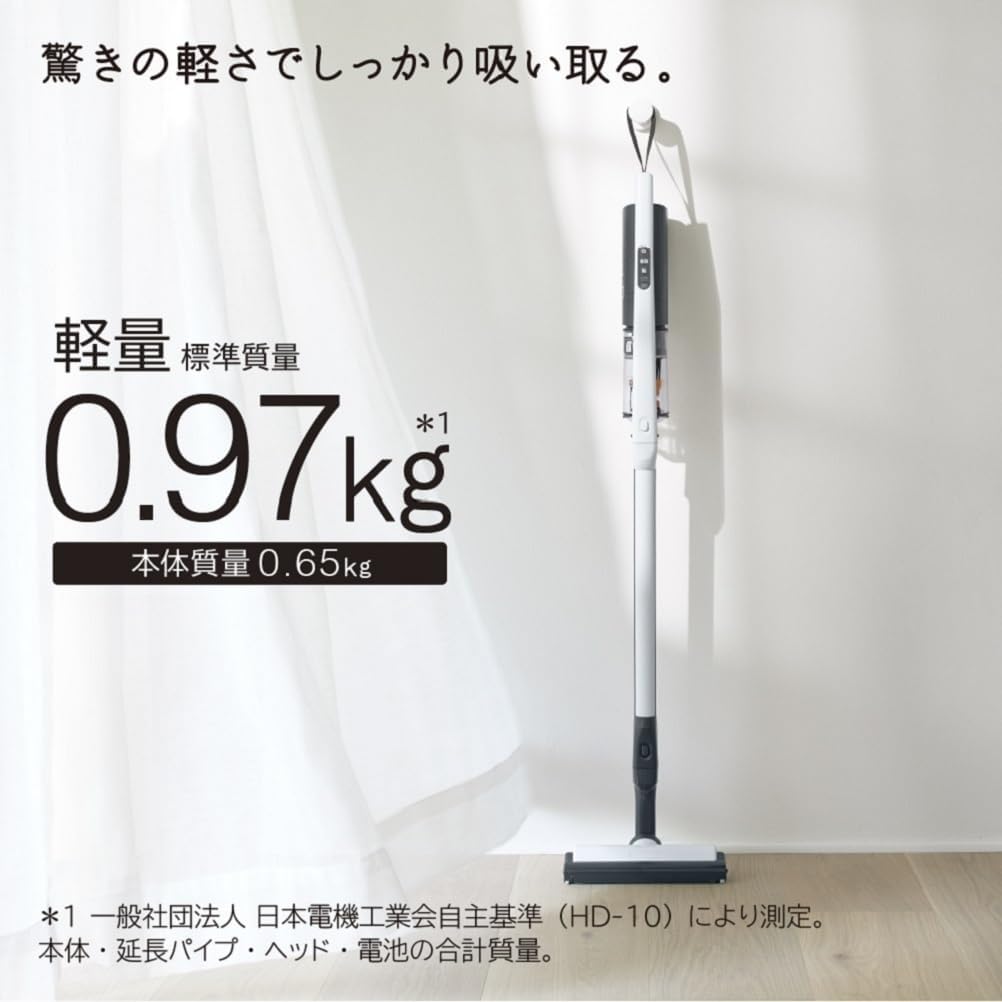 自走式軽量コードレス掃除機 日立すごかるスティック PV-BS1L W ホワイト 日本製