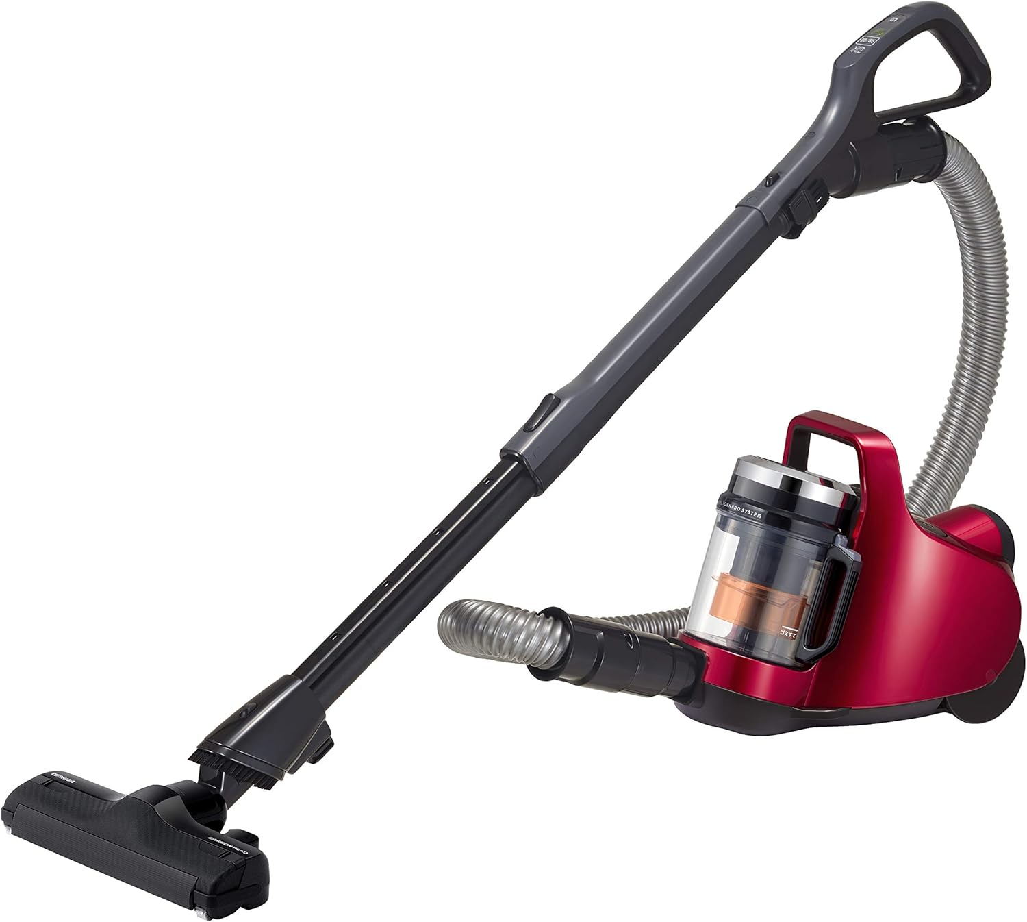 トルネオミニ VC-C7-R 軽量コンパクト サイクロン掃除機 グランレッド