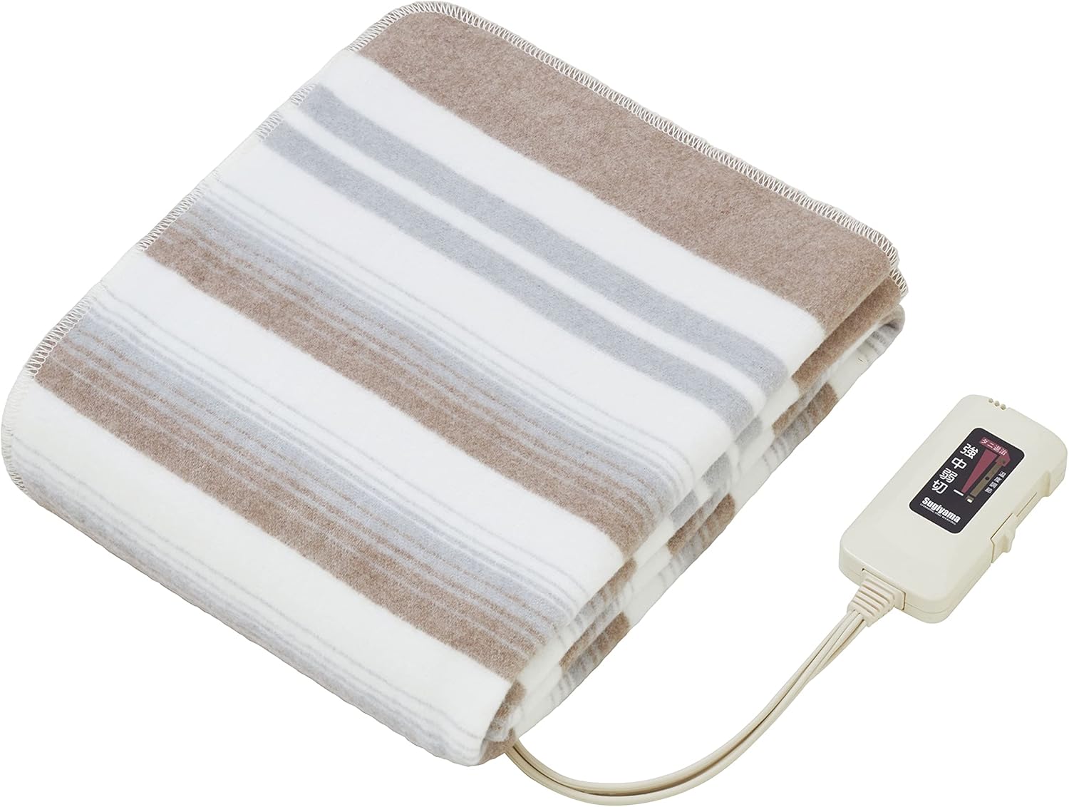 日本製 洗える電気敷き毛布 140×80cm 頭寒足熱 ダニ退治機能付き