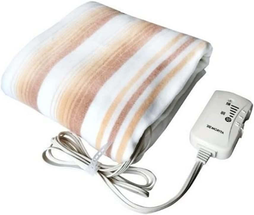 洗える電気敷毛布 140×80cm ダニ退治＆室温センサー付き ブラウン