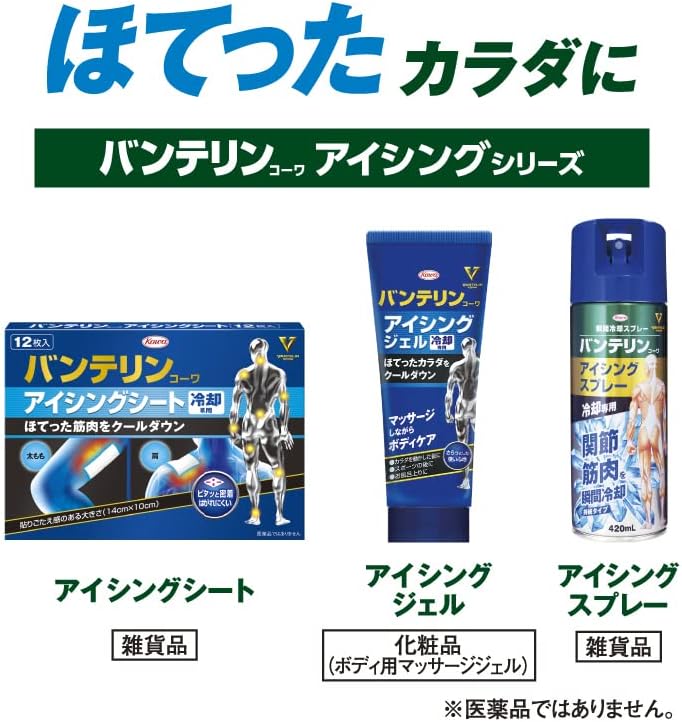 バンテリン アイシングスプレー 420ml - 冷却効果で痛みを和らげる