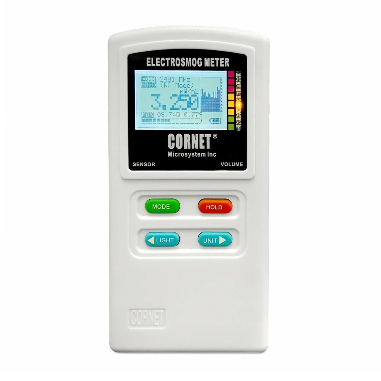 5G対応トライモードEMF/RF検出器 ED88TPlus - 音響・低周波ガウスメーター、データロガー付き電界計