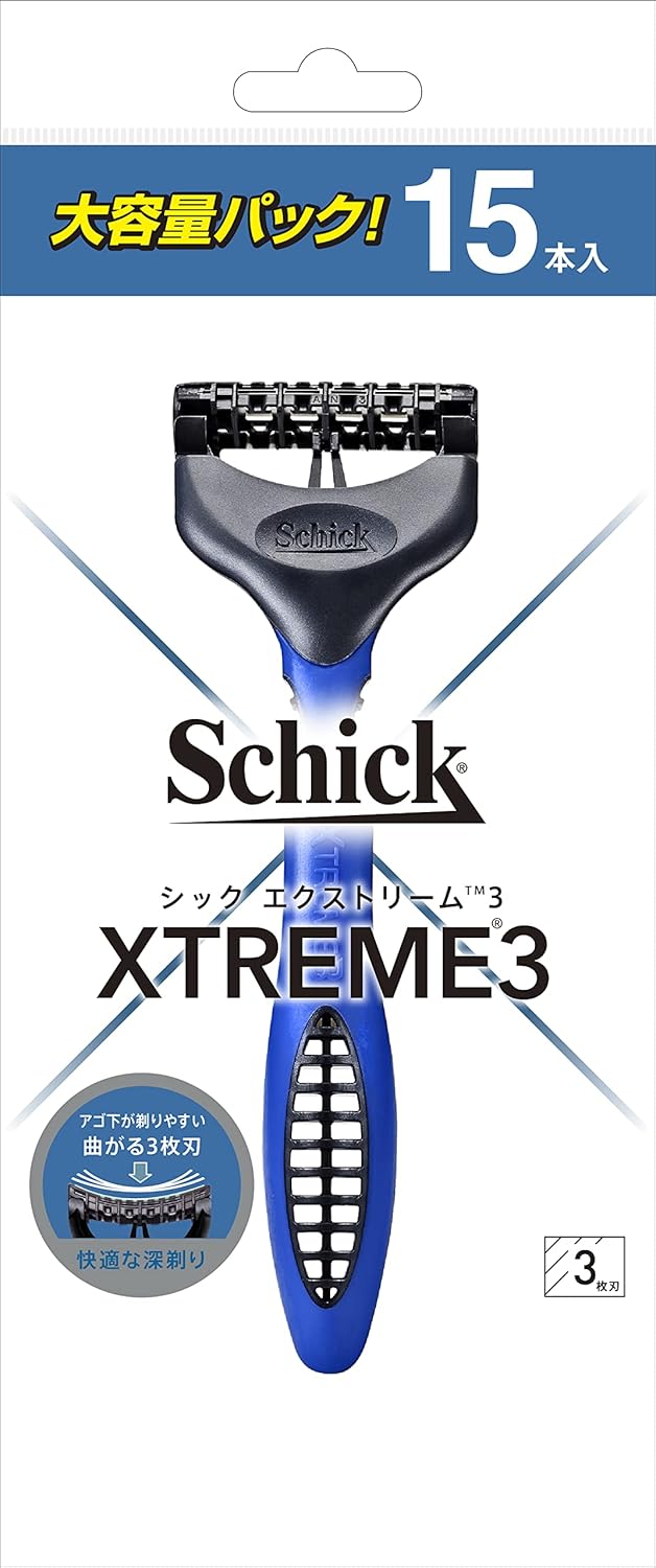 シック エクストリーム3 髭剃りカミソリ 15本入