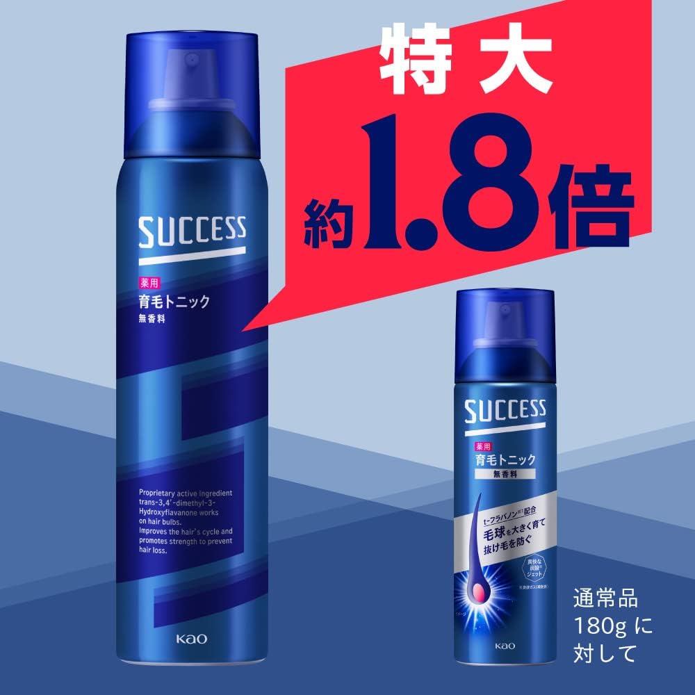サクセス薬用育毛トニック 無香料 325g - 髪の成長期を保ち、強い髪を育む医薬部外品