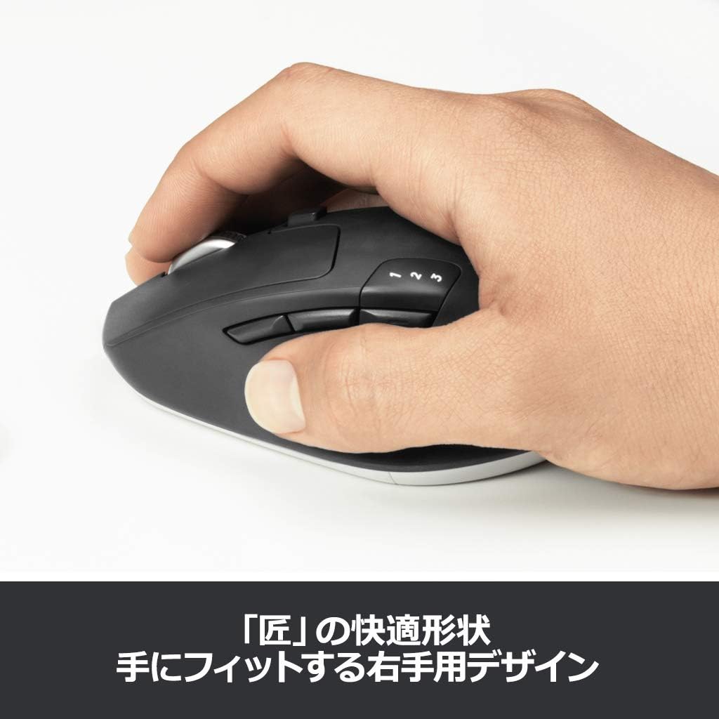 ロジクール M720r トライアスロンワイヤレスマウス - 8ボタン・Bluetooth・最大24ヶ月電池寿命・国内正規品