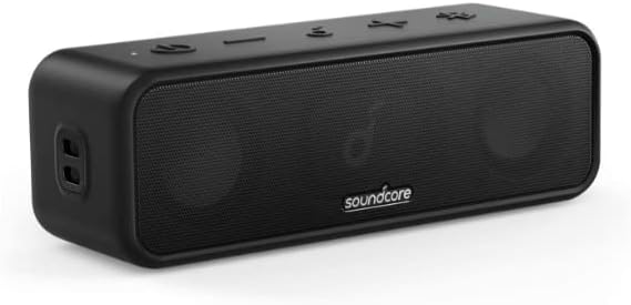 Anker Soundcore 3 Bluetoothスピーカー IPX7防水 24時間再生 ブラック