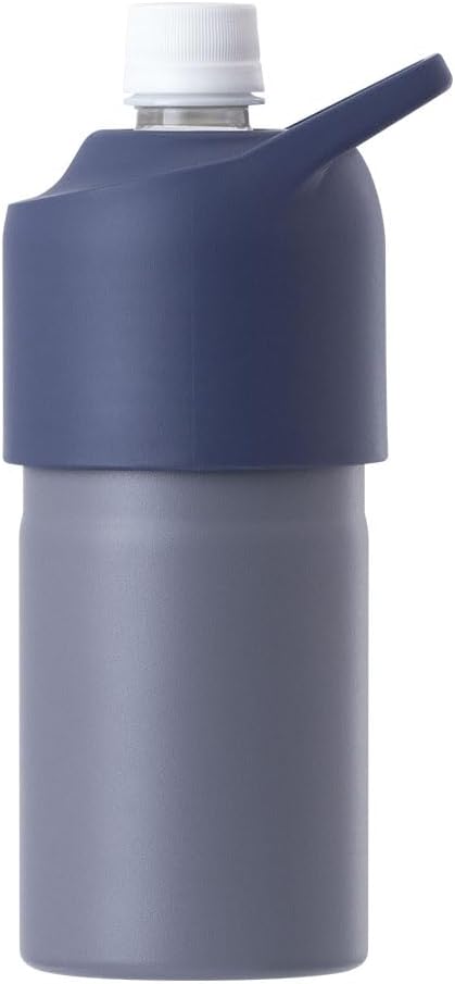 ペットボトルクーラー 真空断熱 500ml・650ml対応 ハンドル付き パープル