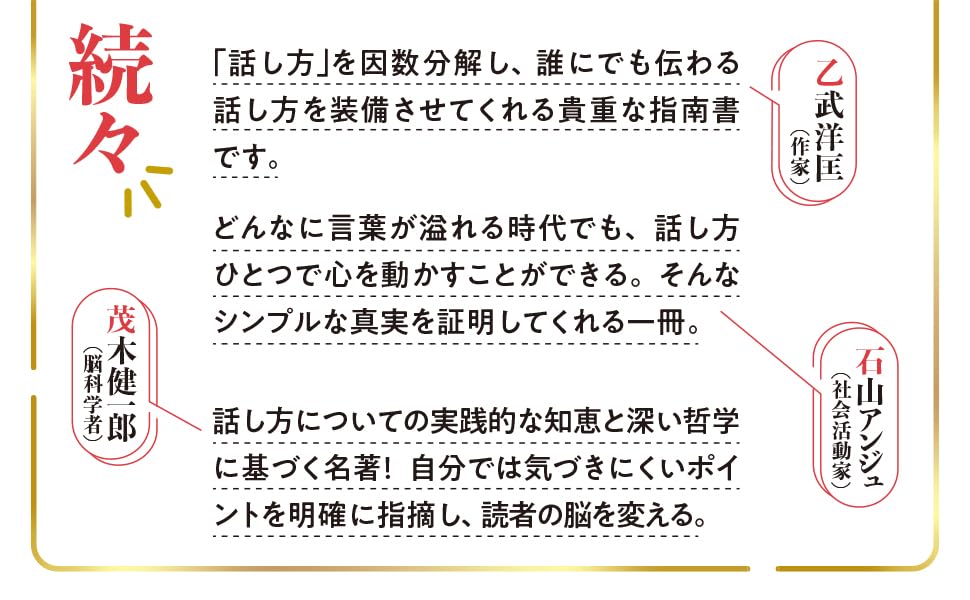 結果を出せる人のための話し方戦略と永続的な思考技術