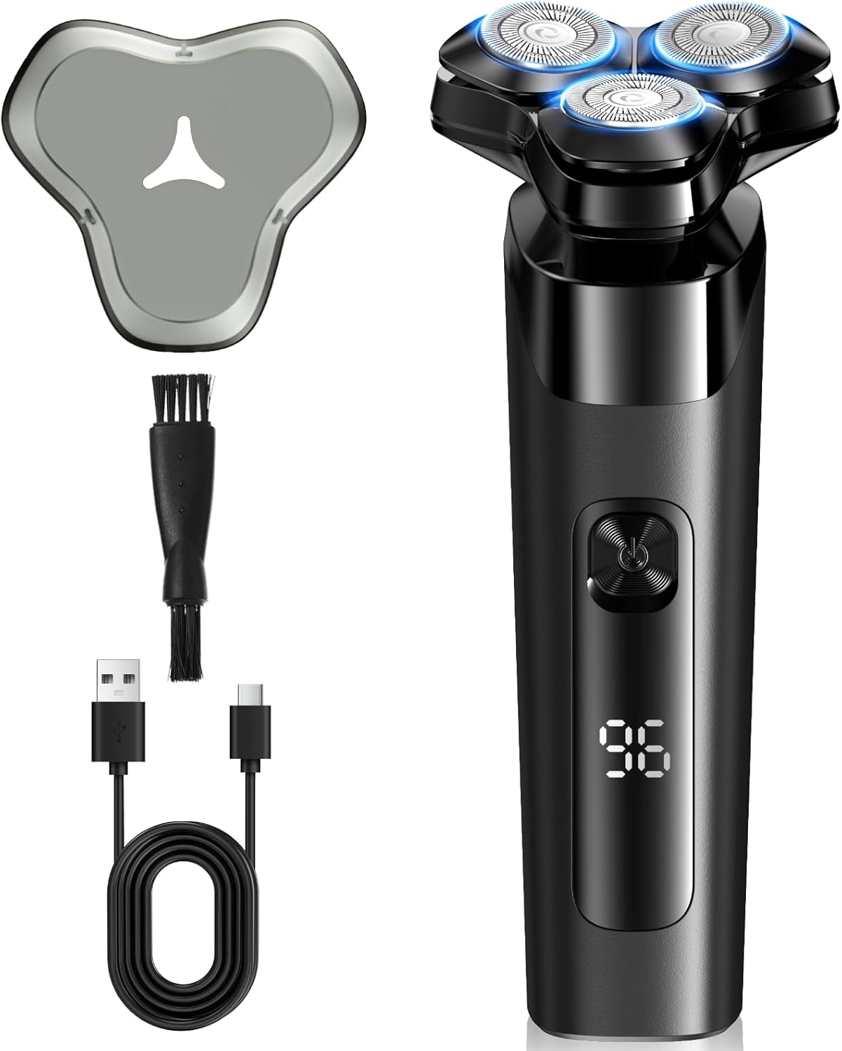 360°深剃り電動シェーバー メンズ USB充電式 男性用 父の日・誕生日プレゼント