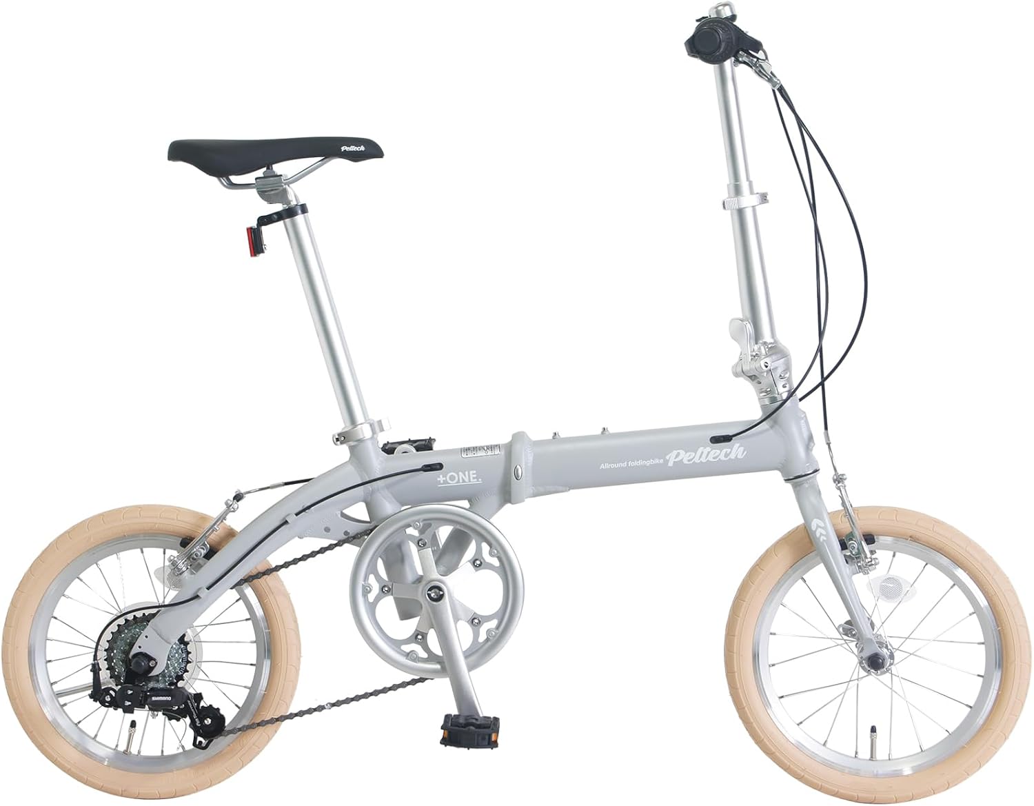 折りたたみ自転車 16インチ シマノ7段変速 PELTECH Flip one FP-167S
