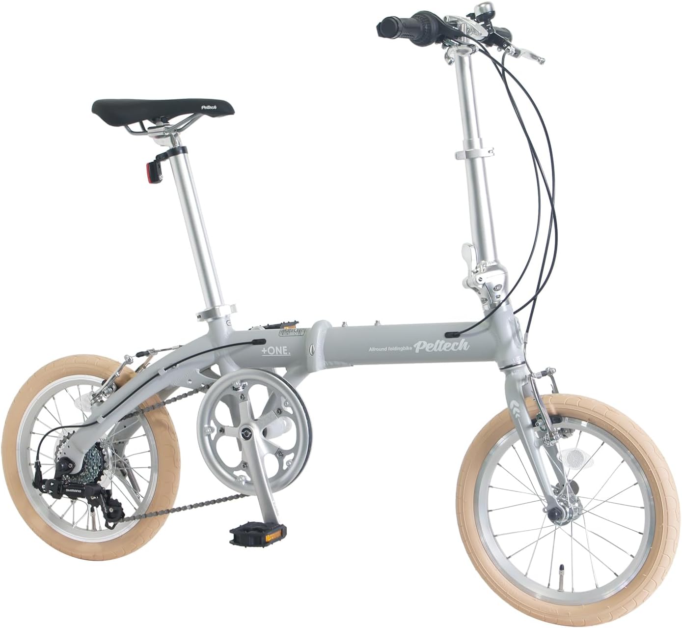 折りたたみ自転車 16インチ シマノ7段変速 PELTECH Flip one FP-167S