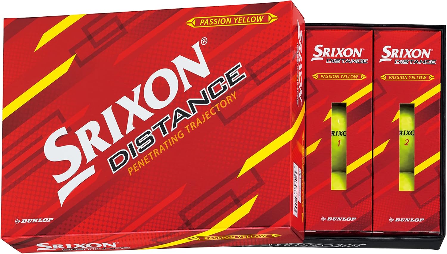 ゴルフボール SRIXON DISTANCE9 2022年モデル 1ダース（12個入り） ホワイト/パッションイエロー