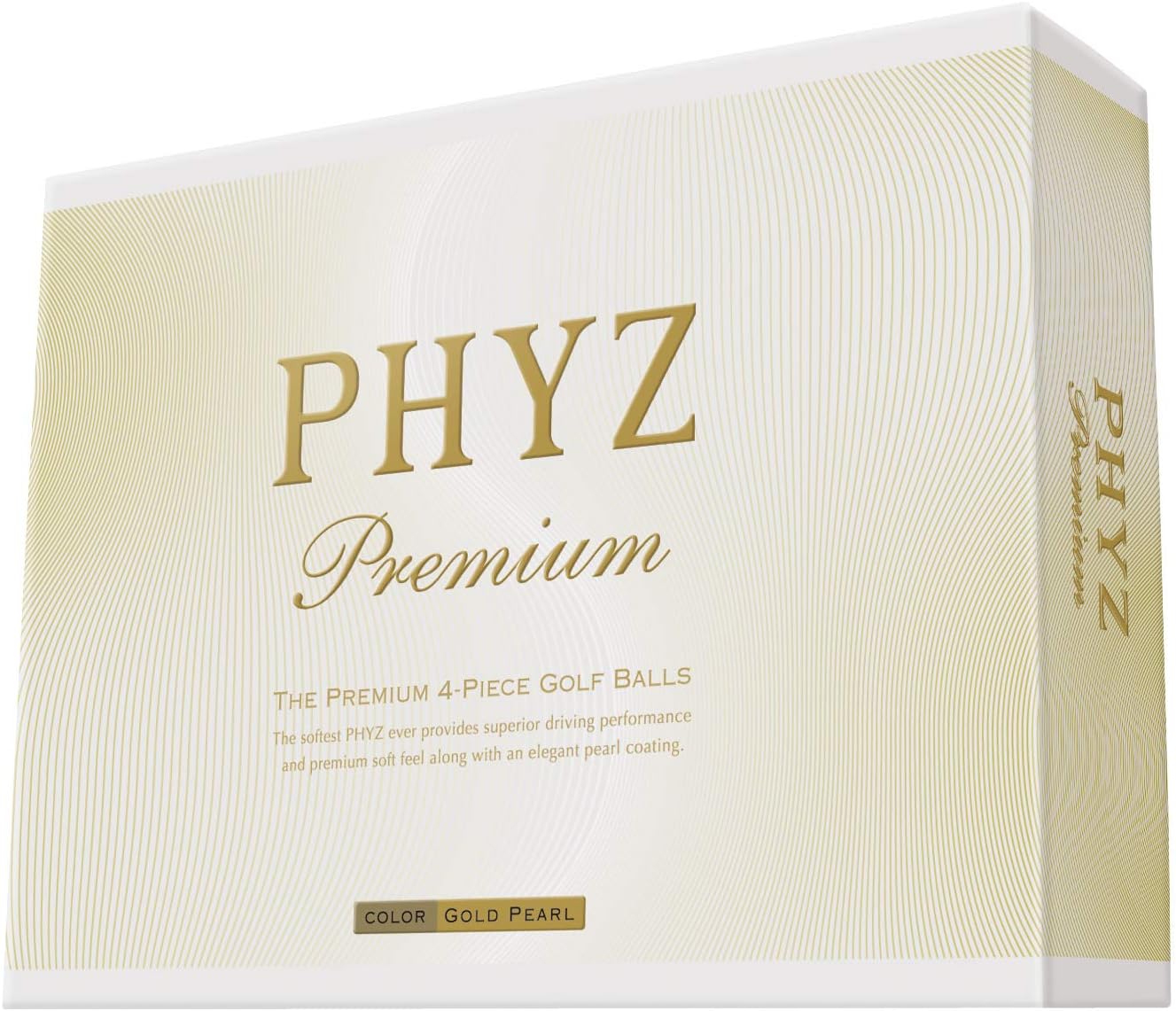 プレミアムゴルフボール PHYZ ゴールドパール 1ダース(12個入り) - BRIDGESTONE