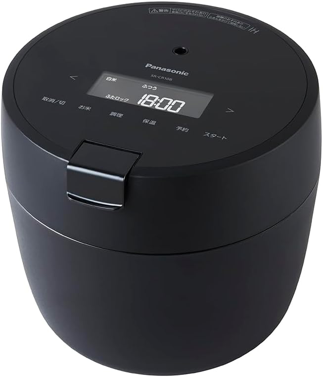 一人暮らしに最適!パナソニック圧力IH炊飯器 5合 ブラック SR-CR10B-K