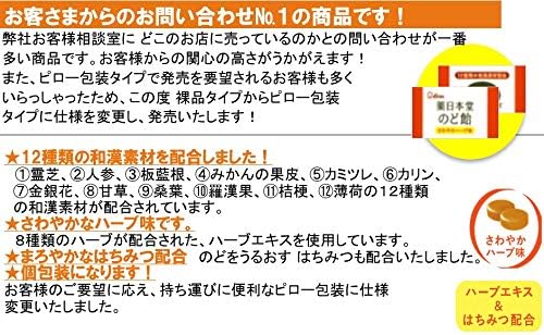 ライオン菓子 日本堂 のど飴 74g×6袋