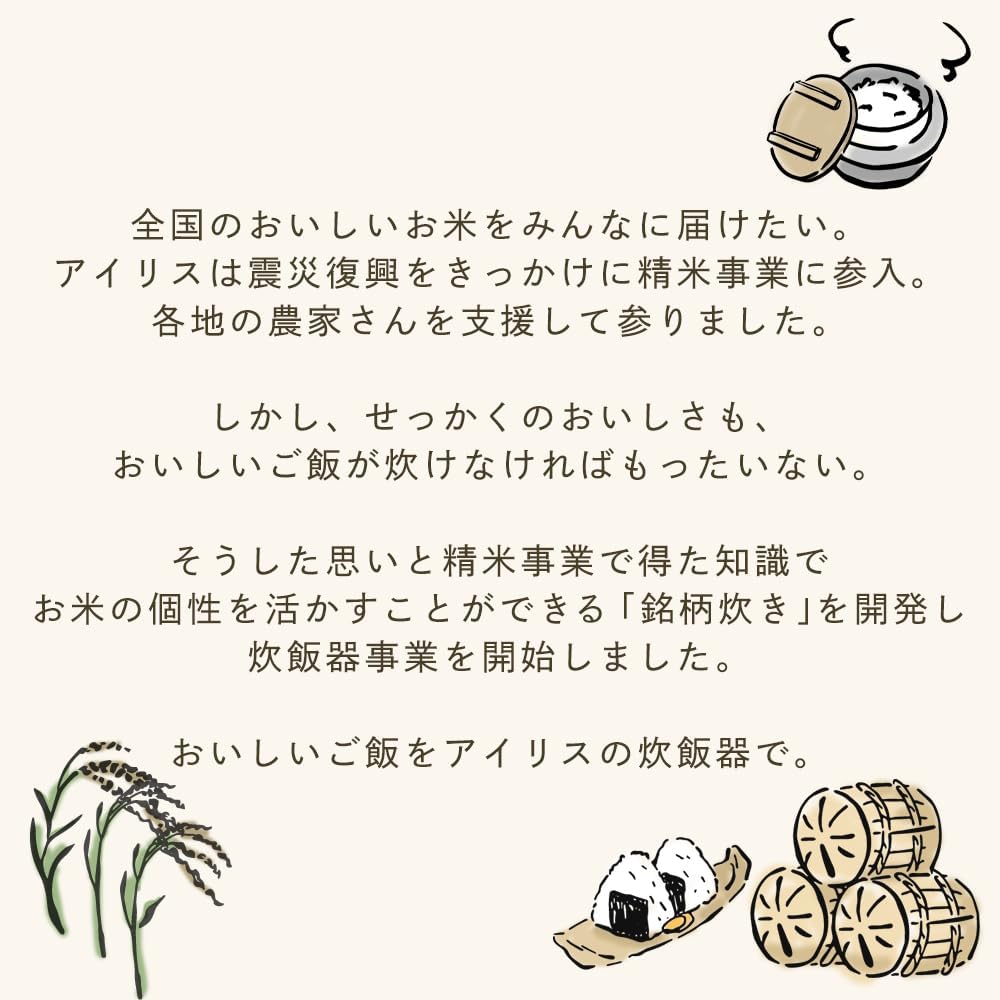 【一人暮らし向け】アイリスオーヤマ 5.5合 IH炊飯器 極厚火釜 早炊き25分【Amazon限定】