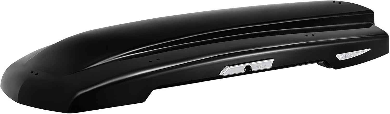 Terzo ルーフボックス 258L～318L FLEXレギュラー ブラック 小型スマートハンドル・セーフティロック付