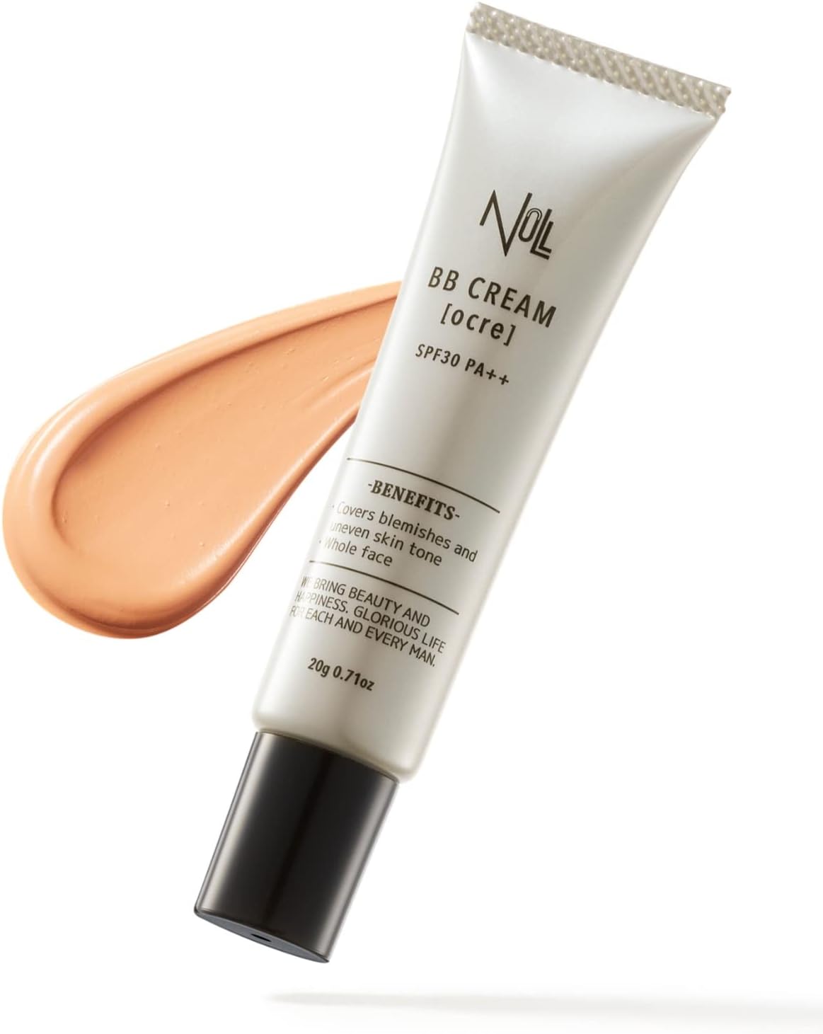 メンズ用BBクリーム 日焼け止め SPF30 PA++ ニキビ跡・青ひげカバー 20g オークル