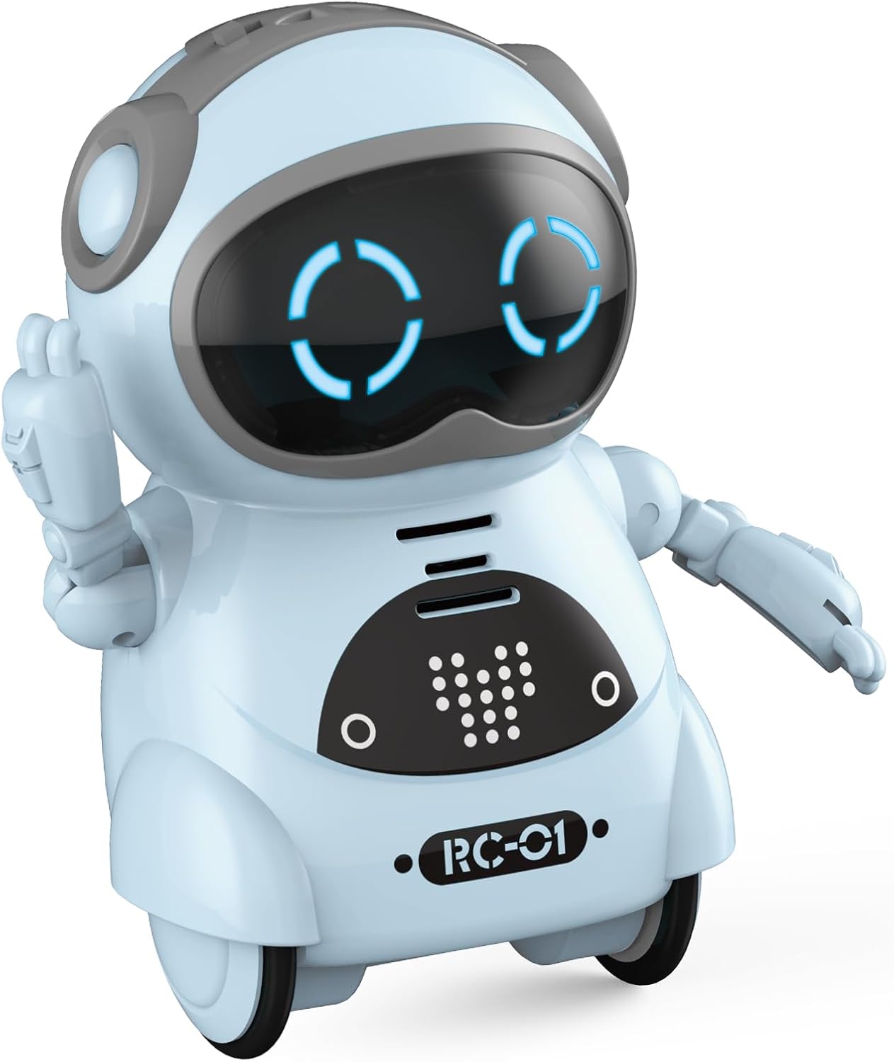 誕生日プレゼントに最適なポケットロボット｜簡単英会話・知育玩具・ブルー