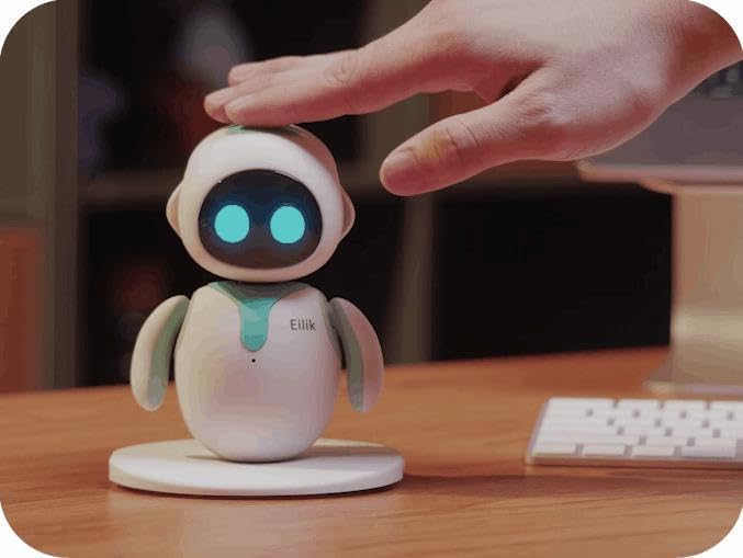 感情知能搭載デスクトップロボット（ブルー）日本語説明書＆3ヶ月保証付き