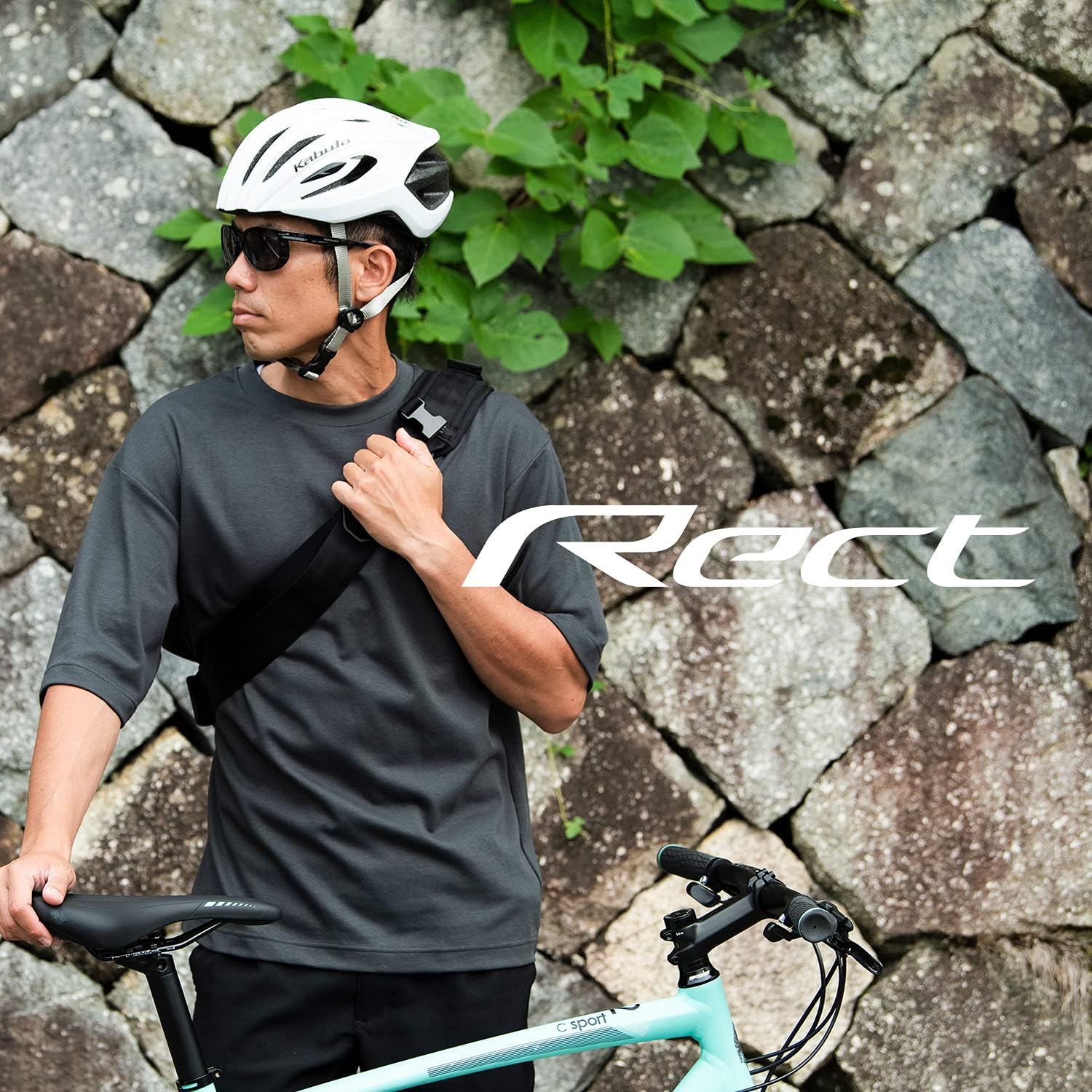 オージーケーカブト 自転車用ヘルメット RECT M/Lサイズ (57-60cm) JCF公認