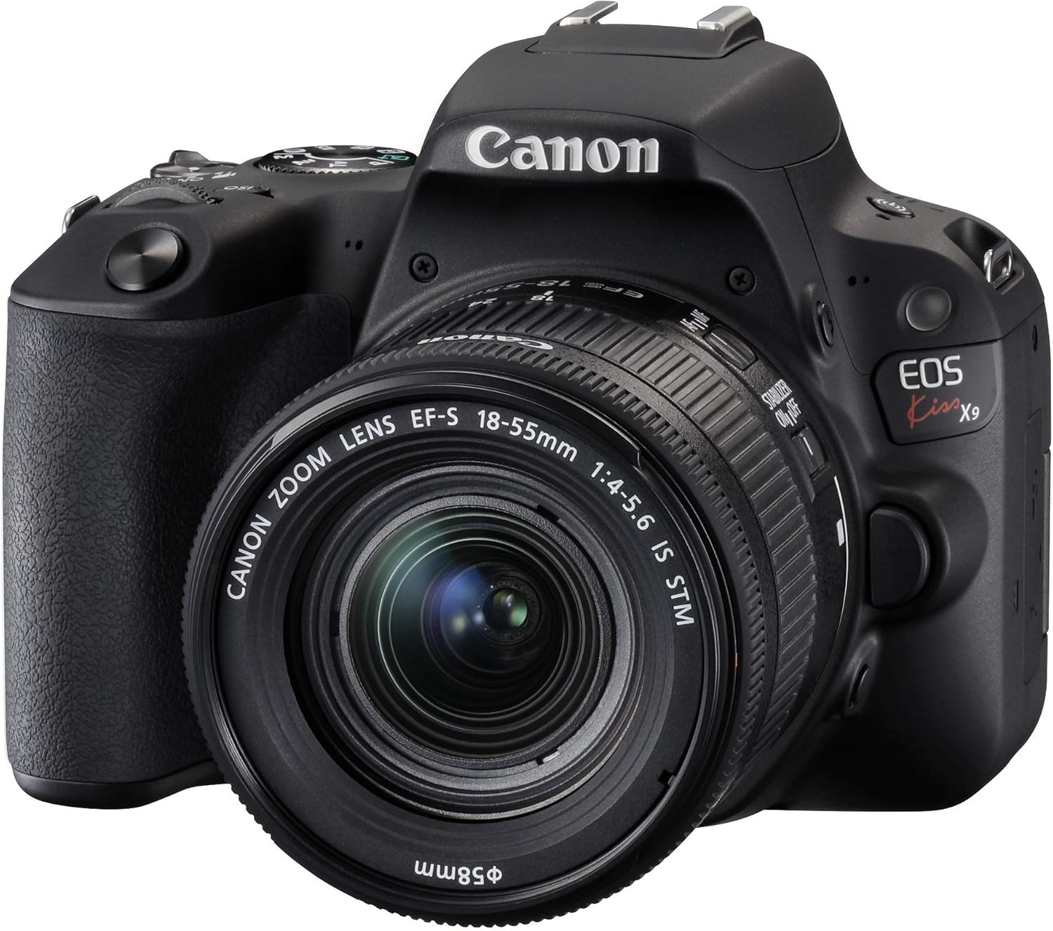 デジタル一眼レフカメラ Canon EOS Kiss X9 ブラック レンズキット (EF-S18-55 F4 STM)