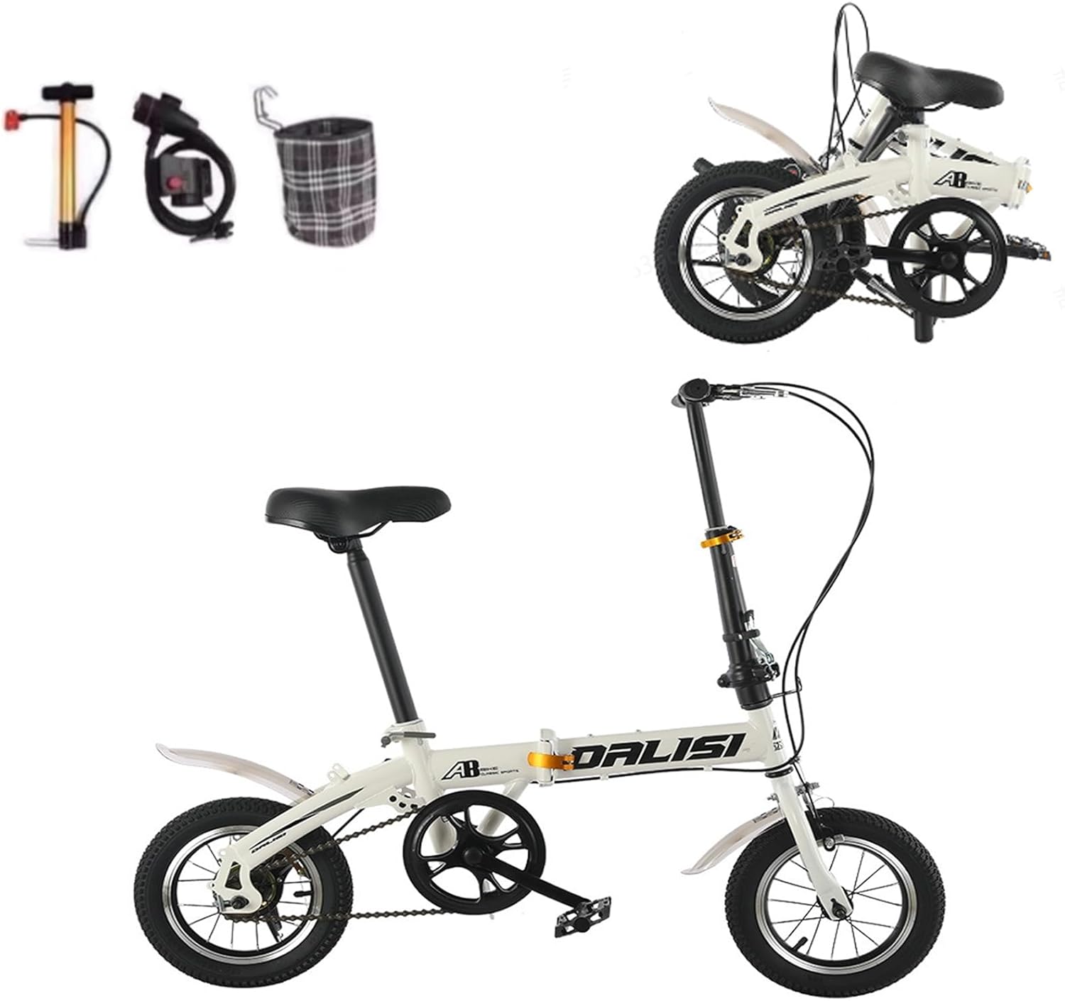 2025年新モデル 軽量折りたたみ自転車 12/14/16インチ 男女兼用 120kg耐荷重 通学・街乗り用