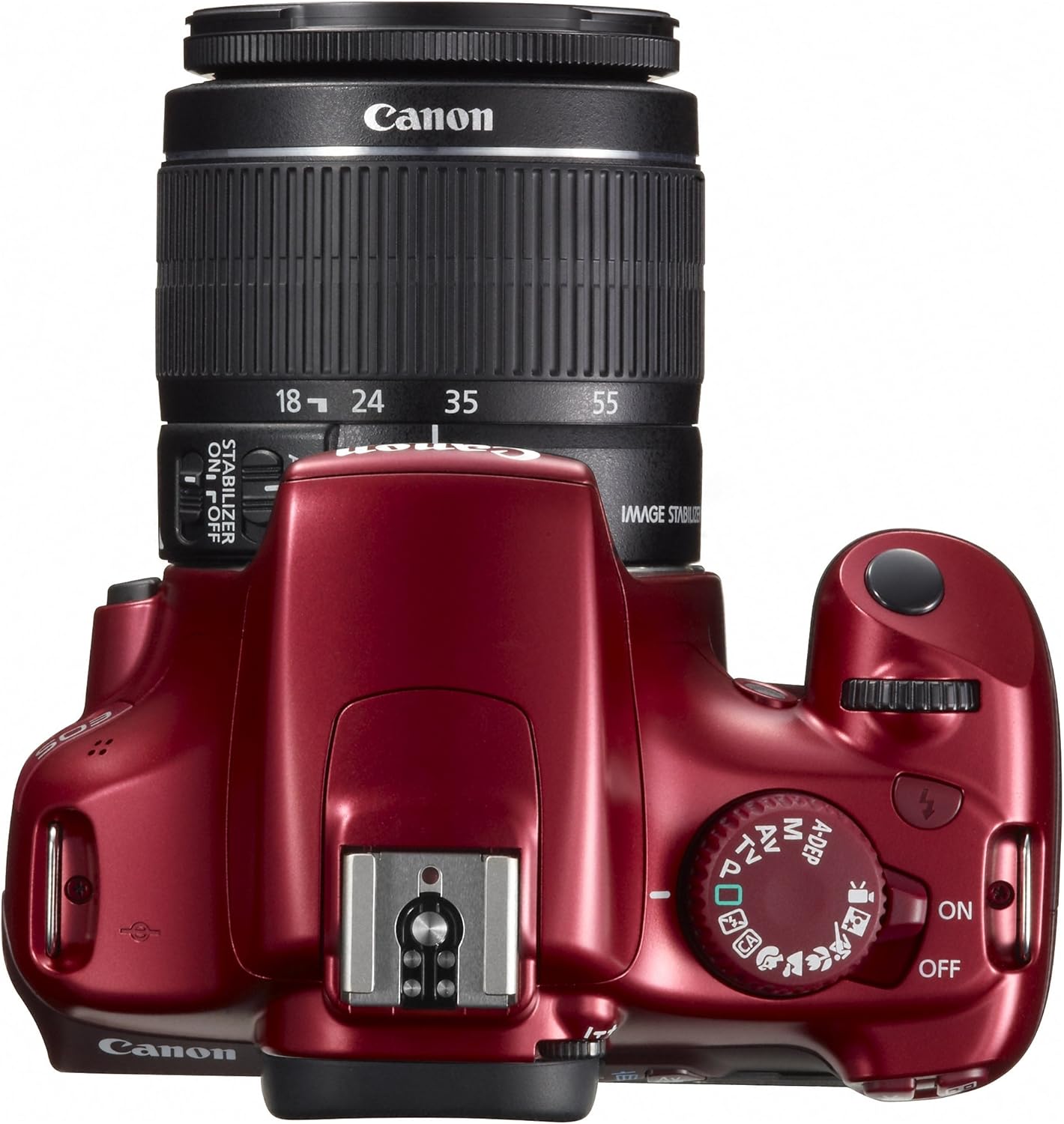 EOS Kiss X50 デジタル一眼レフカメラ レンズキット（EF-S18-55mm IS II）レッド