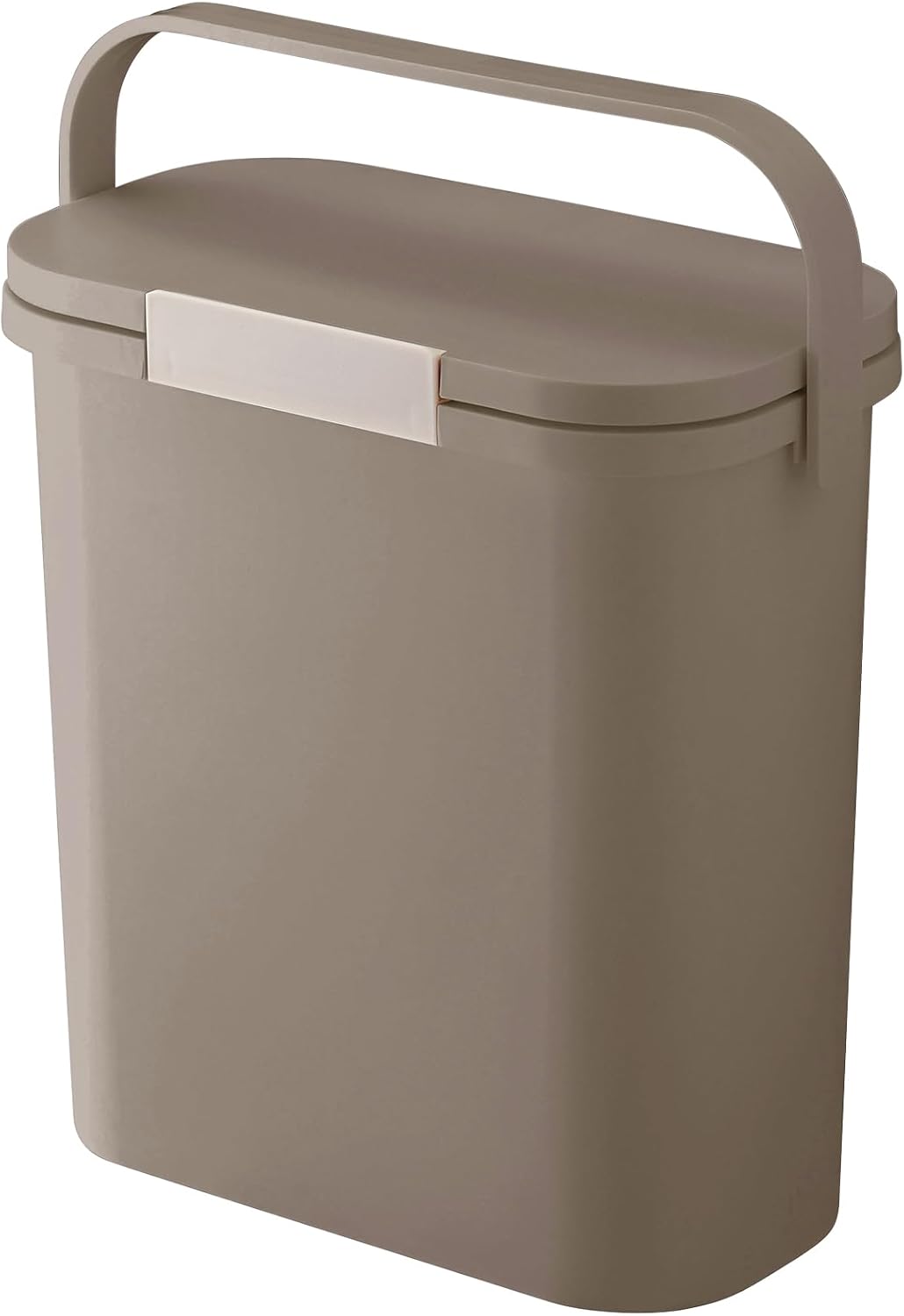 運べる防臭ペール 10L ブラウン - 日本製 おしゃれな分別ゴミ箱