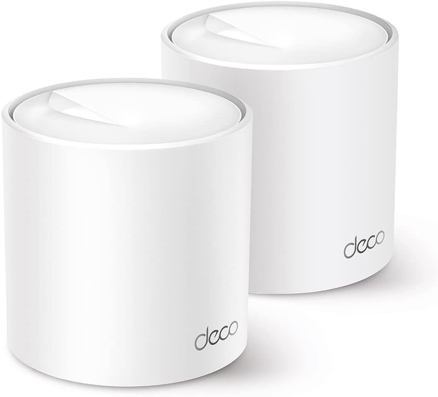 TP-Link Deco X3000 Wi-Fi6 メッシュ無線LANルーター 2パック（2402 + 574 Mbps、3年保証）