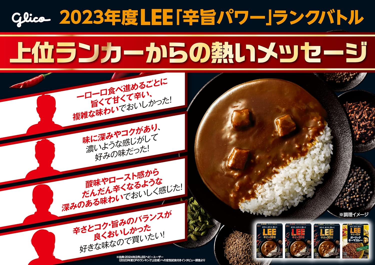 LEE(リー) ビーフカレー 辛さ×10倍 180g×10個 詰め合わせ