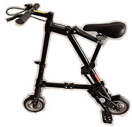 チューブレス仕様 超軽量折りたたみ自転車 ブラック メンズ・レディース用