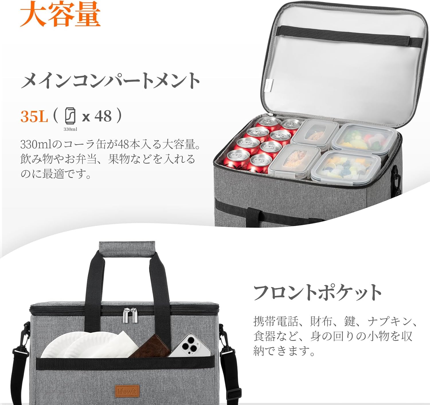 大容量30L折りたたみクーラーボックス - 保冷・保温対応、キャンプ・釣り・レジャー用