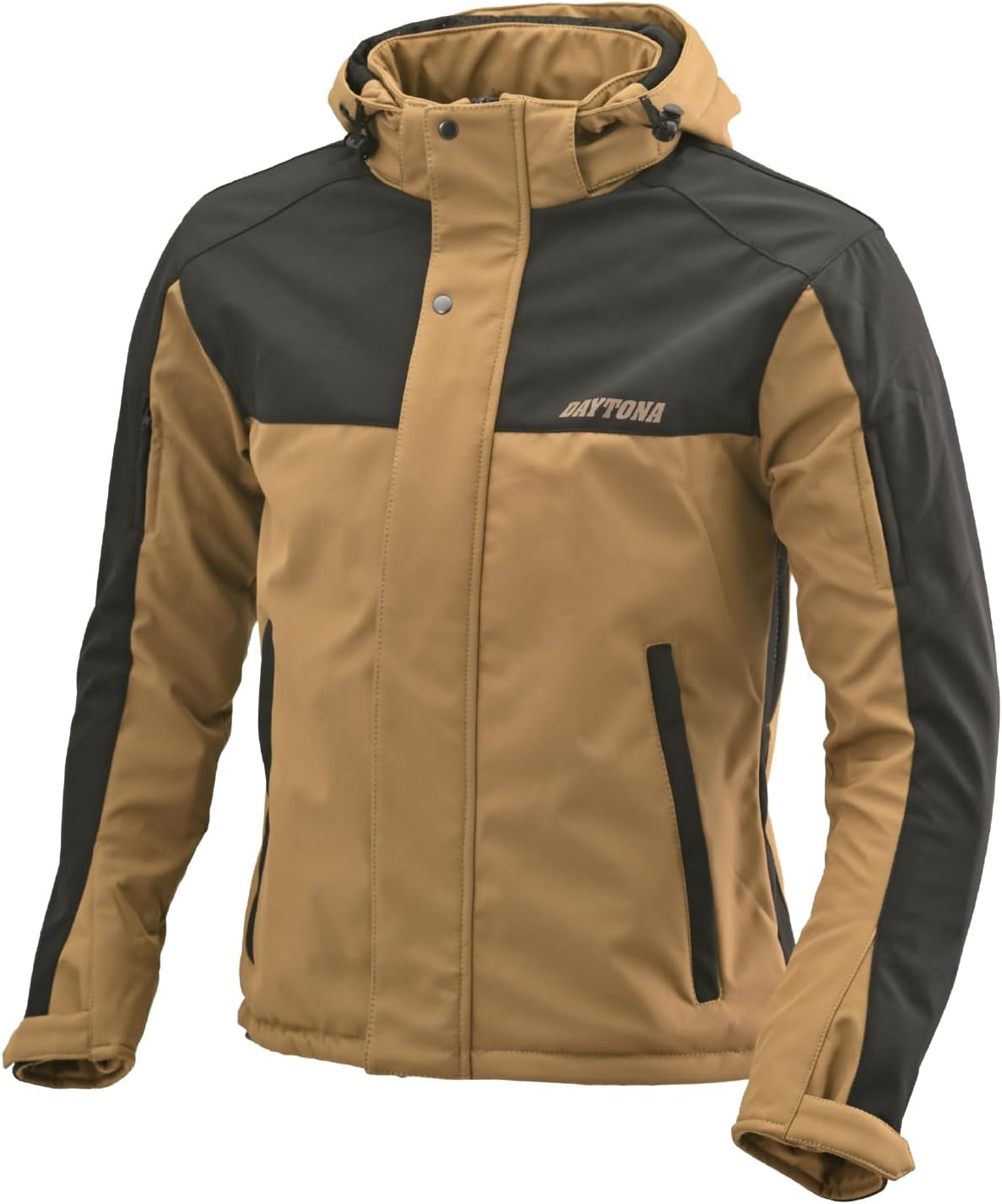 春秋冬用バイクジャケット ソフトプロテクター付き ブラウン Mサイズ DJ-005