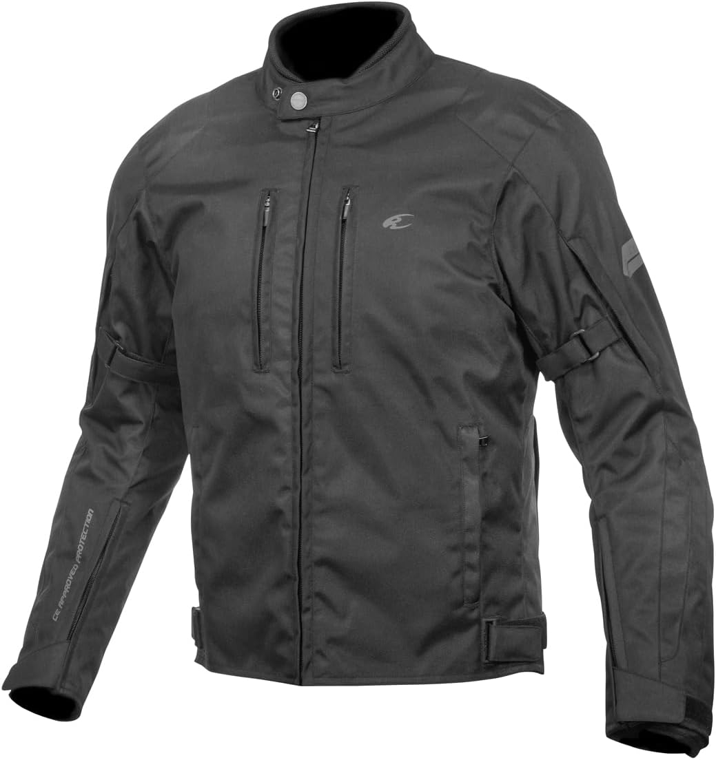 秋冬春向け メンズ防水防寒バイク用プロテクトジャケット JK-603 ブラック M