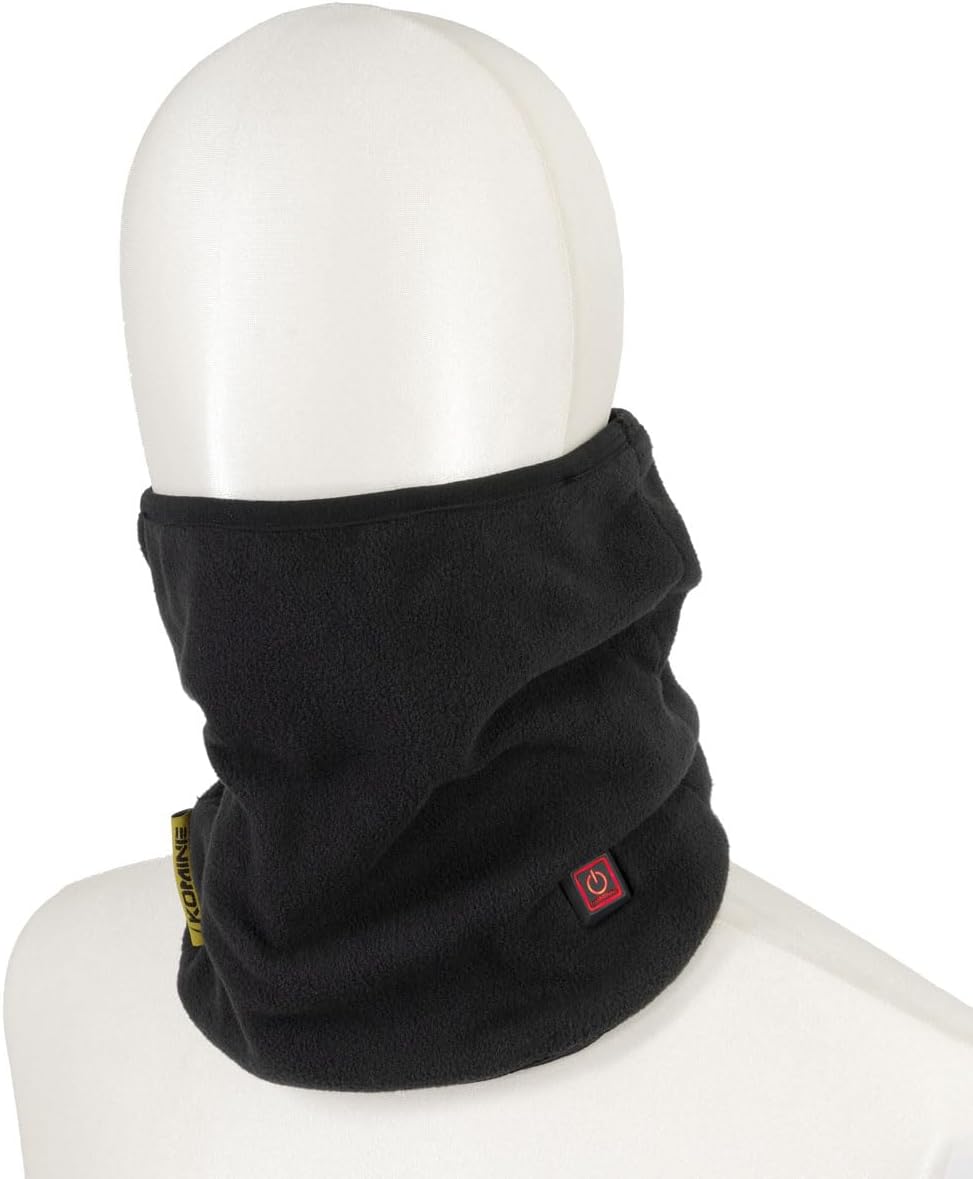 バイク用 USB電動ネックウォーマー ブラック Free 08-304