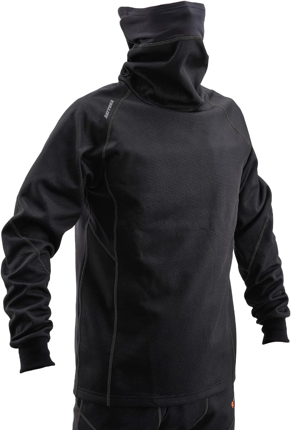 秋冬用バイクインナーウェア 防風・防寒 ネックウォーマー ブラック Mサイズ