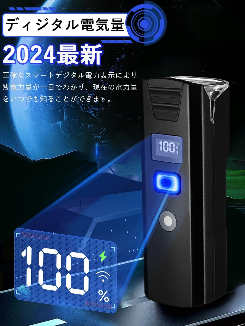 自転車用2100ルーメンLEDライト 自動点灯・防水・TYPE-C充電式