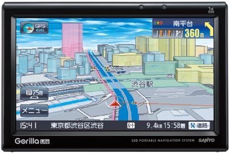 Gorilla 5V型ポータブルSSDナビゲーション NV-LB60DT