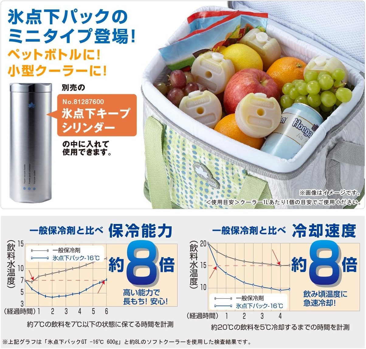 保冷剤 ロゴス 氷点下パックGT-16℃ コンパクト 2個セット