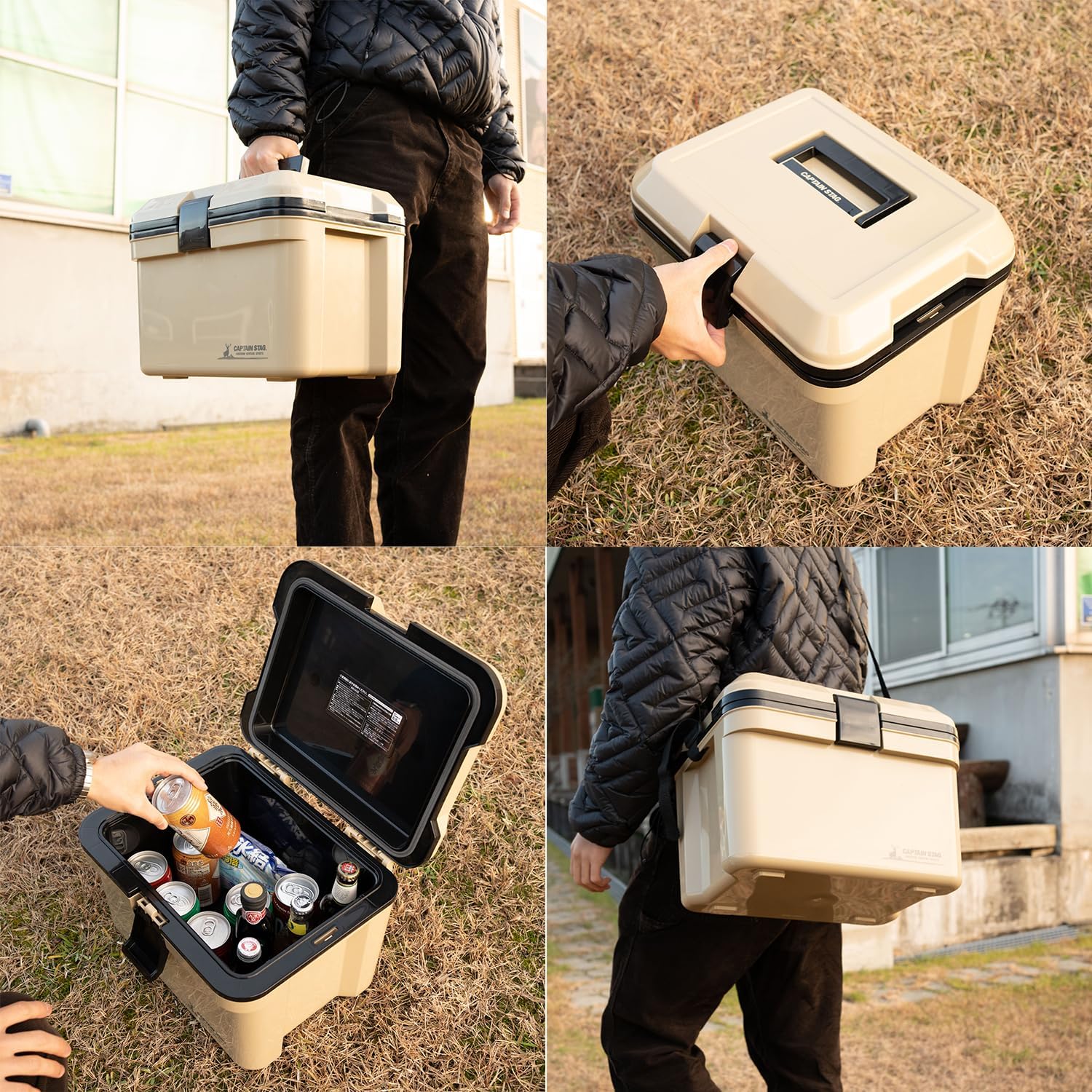 キャプテンスタッグ クーラーボックス シエロ 6サイズ展開 ブルー/マットブルー