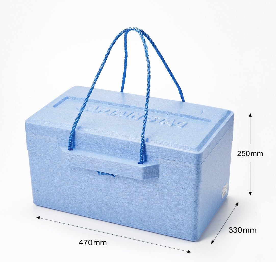 発泡スチロール製キャプテンスタッグクーラーボックス