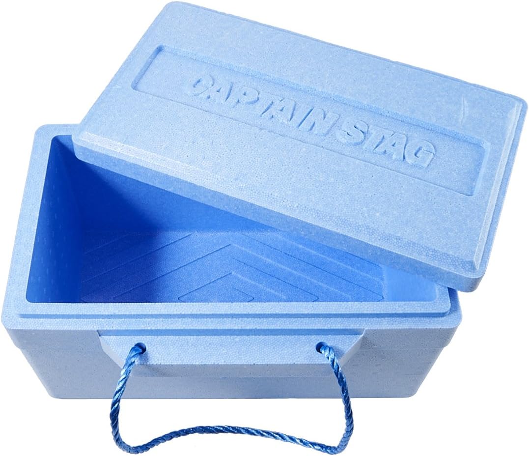 発泡スチロール製キャプテンスタッグクーラーボックス