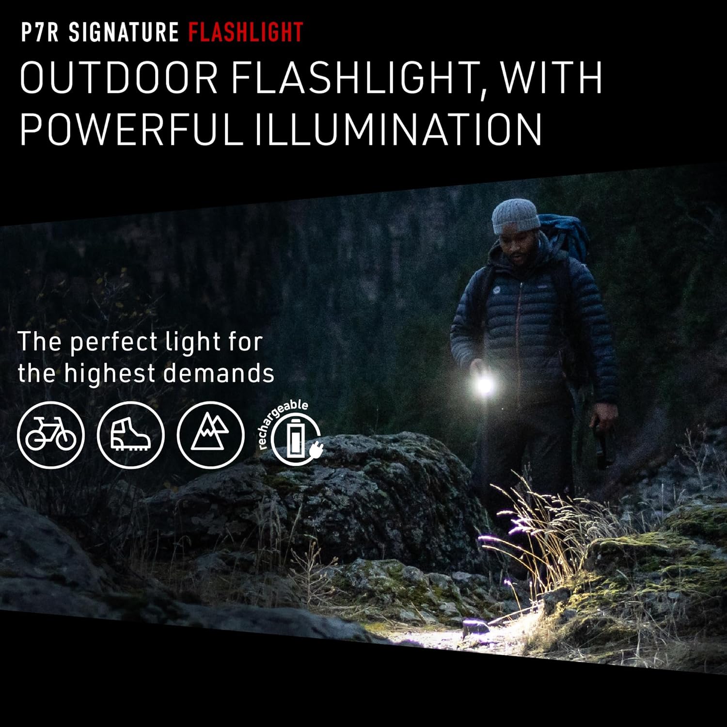 充電式高性能LEDフラッシュライト P Signatureシリーズ 最大4500lm
