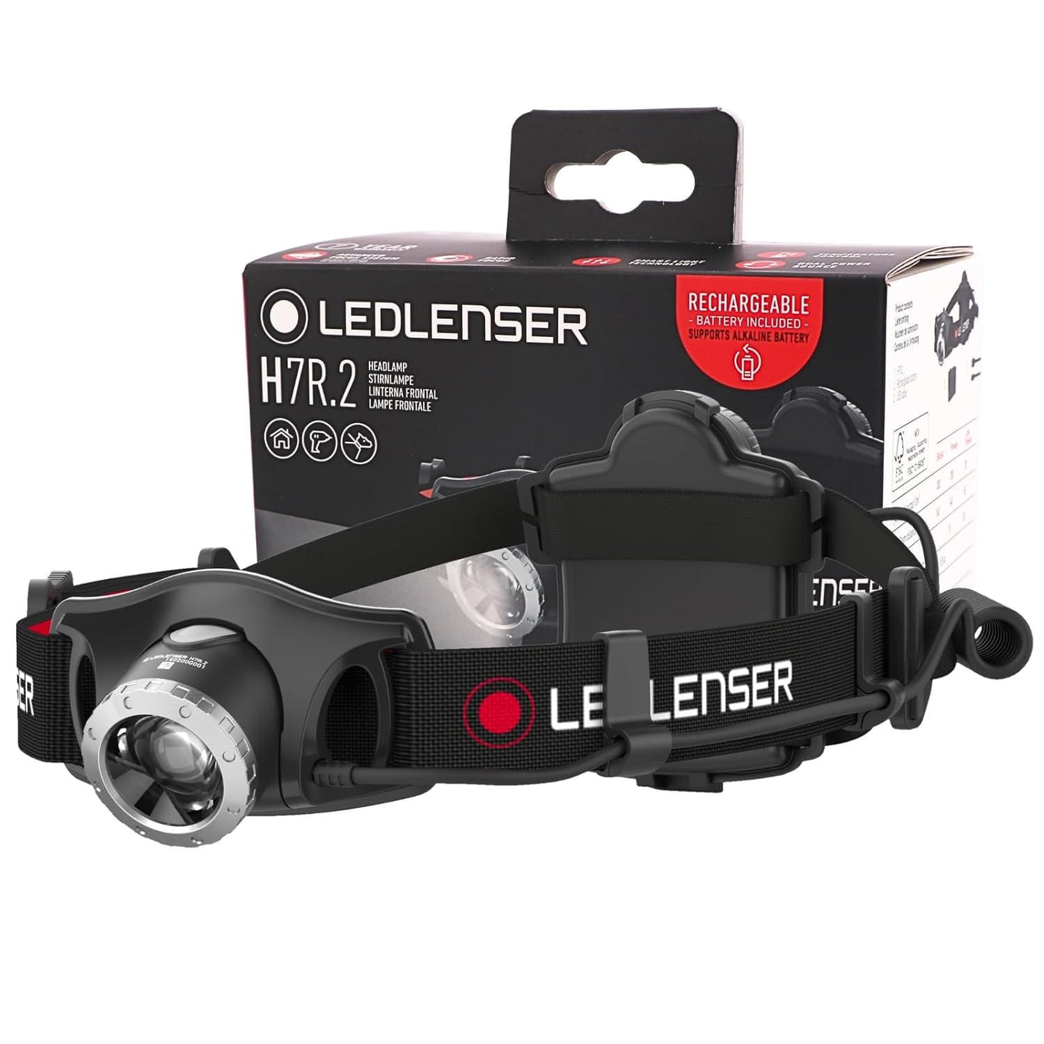 USB充電式H7R.2 LEDヘッドライト [日本正規品]