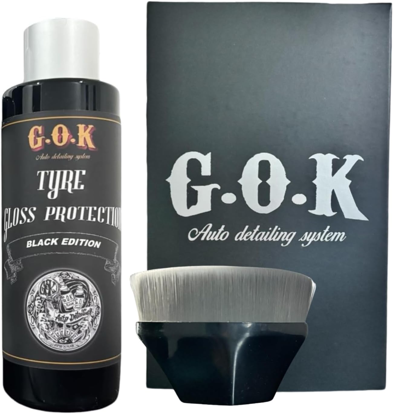 オイル不使用・超耐久タイヤコーティング「TYRE GLOSS PROTECTION」ブラックエディション 50ml