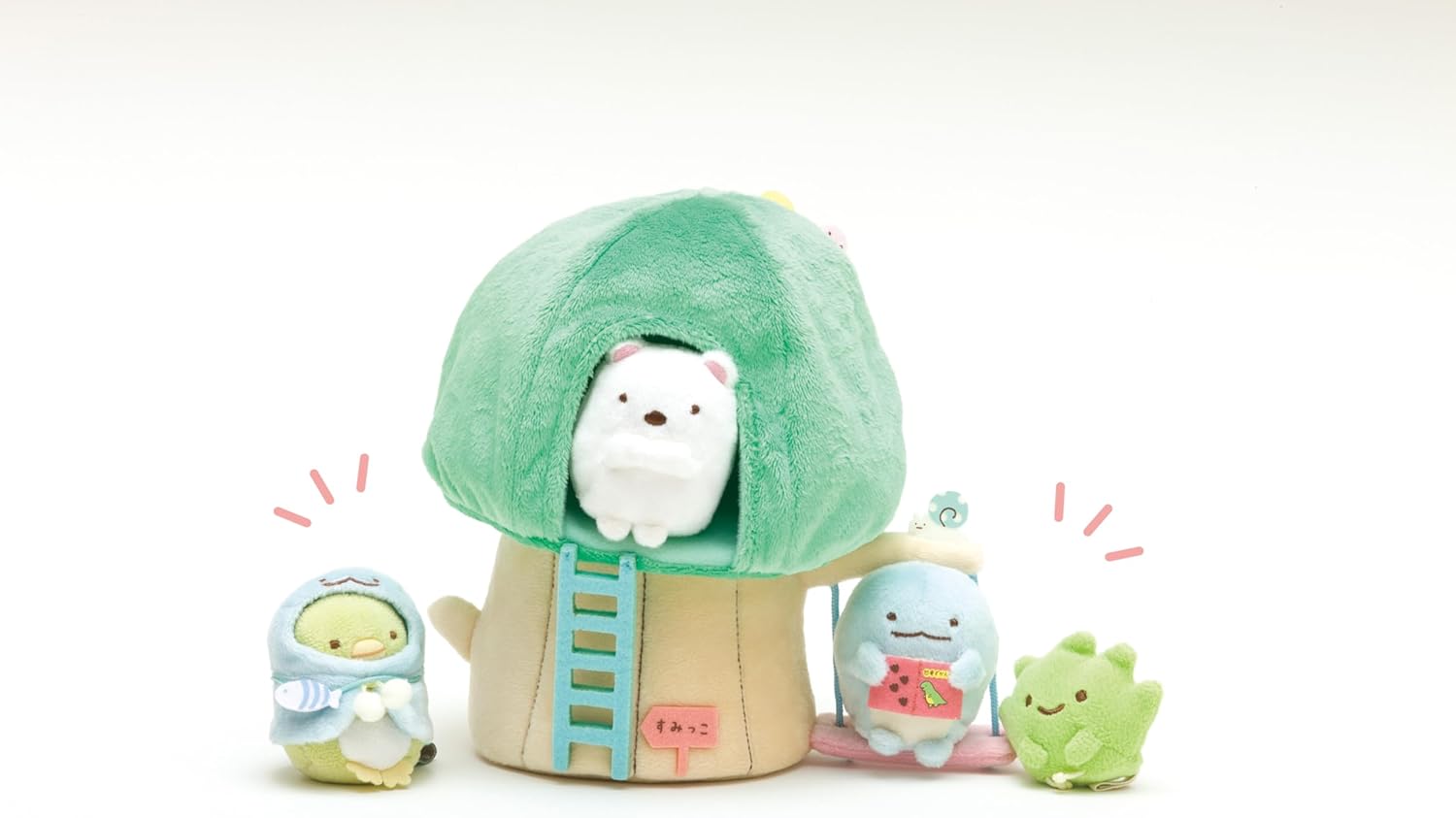 すみっコぐらし シーンぬいぐるみ 木製ハウス