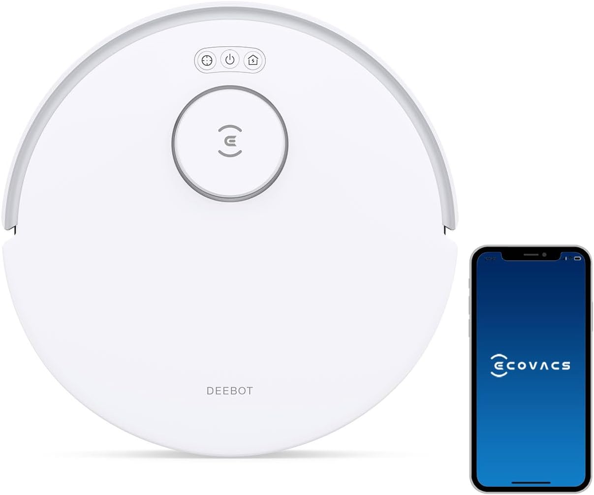 毛絡み除去システム搭載 ECOVACS DEEBOT N20 ロボット掃除機 水拭き機能付 8000Pa強力吸引 ホワイト
