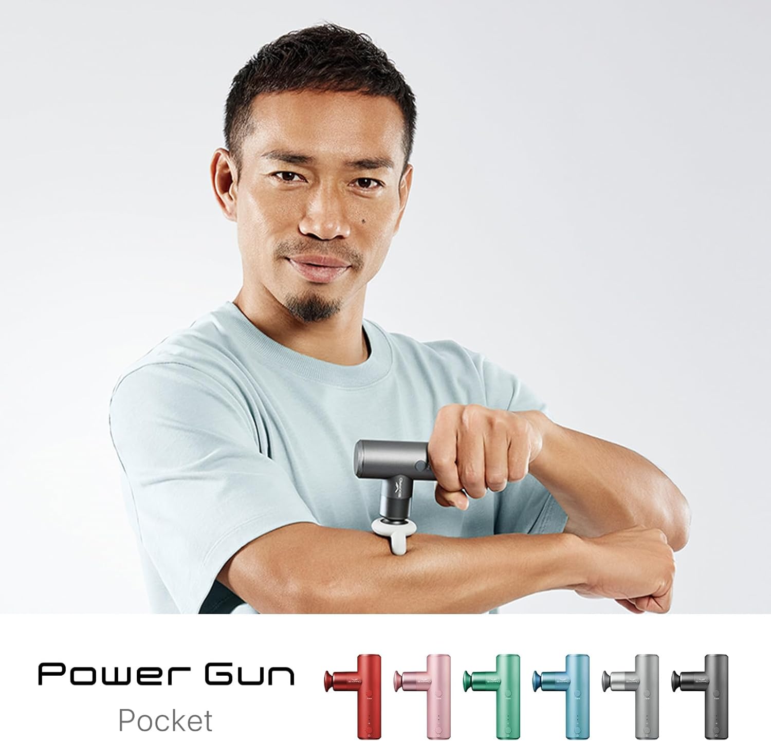 シックスパッド パワーガンポケット ブラック 限定セット 軽量ハンディ筋膜リリースガン